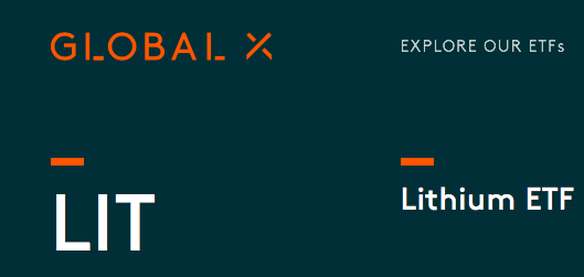 Global X Lithium & Battery Tech ETF US37954Y8553 Global X Lithium & Battery Tec