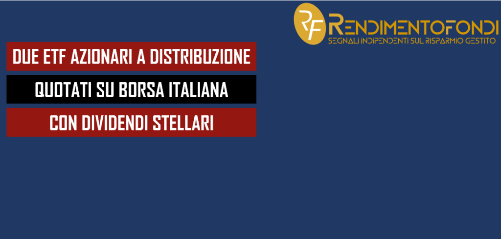 ETF CON DIVIDENDI STELLARI