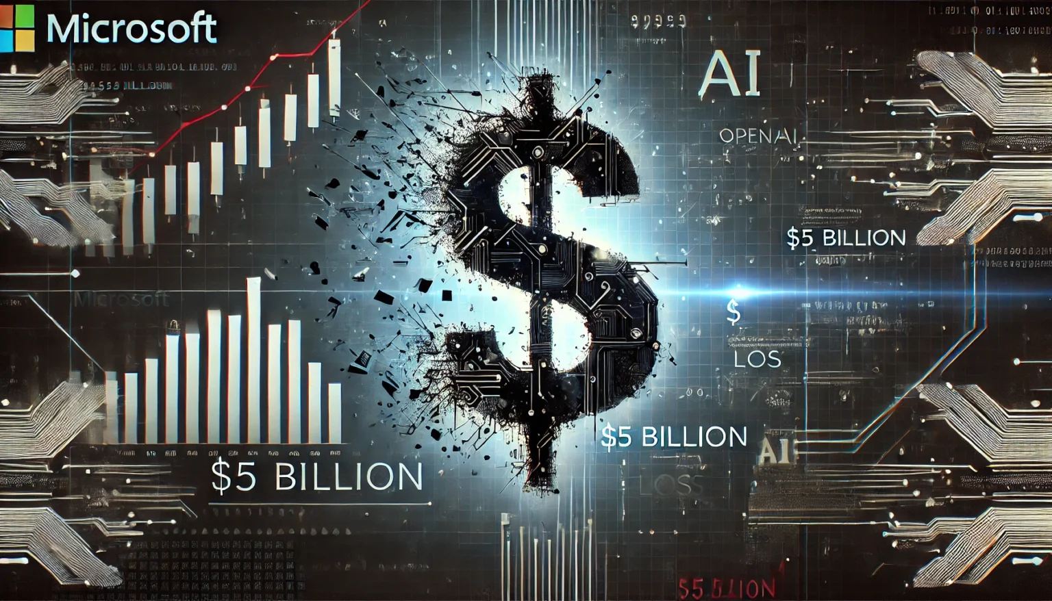 OpenAI perde 5 miliardi e penalizza il titolo Microsoft OpenAI perde 5 miliardi