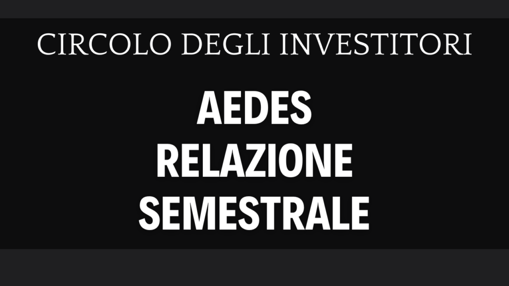 Aedes: titolo sui minimi, in attesa della semestrale