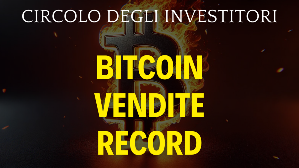 Bitcoin vendite record