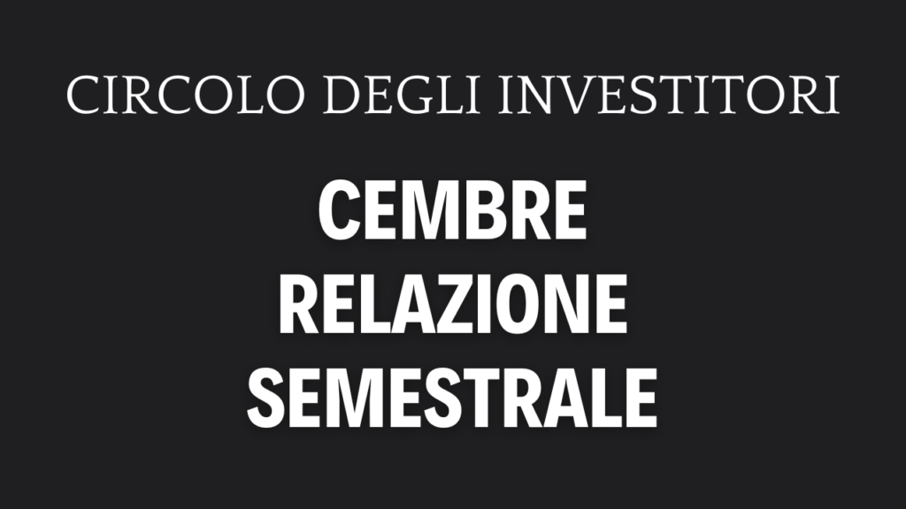 Cembre Semestrale