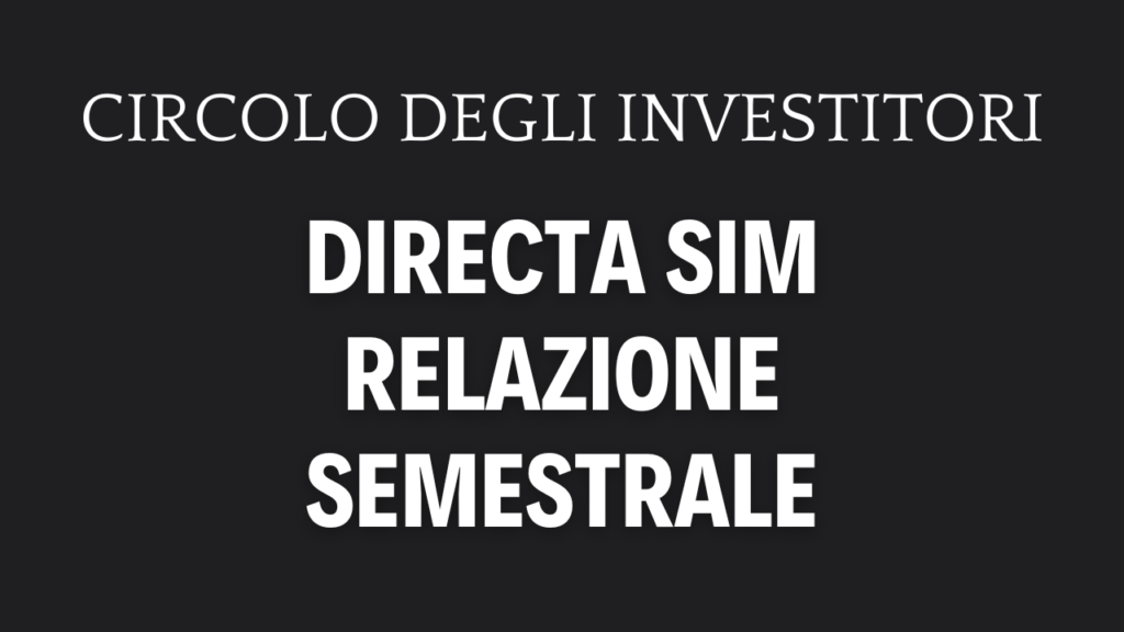 Directa SIM Semestrale