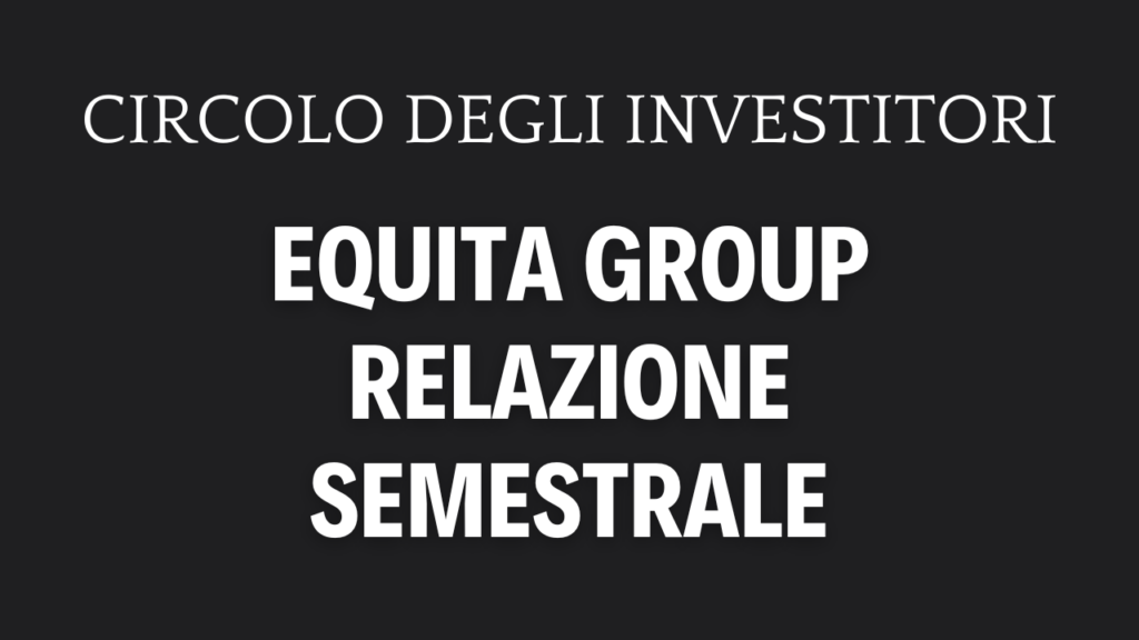 Equita Group, primo semestre 2025 da record con ricavi a 54,1 milioni Equita Group Semestrale