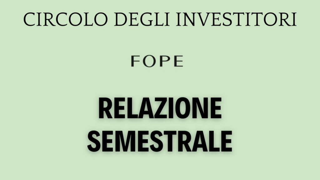 FOPE Semestrale