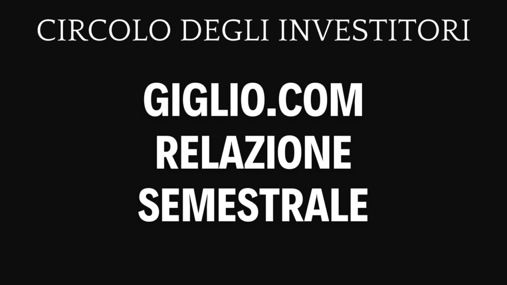 Giglio.com S.p.A., attesa per la semestrale con oscillator in divergenza Giglio.com Semestrale
