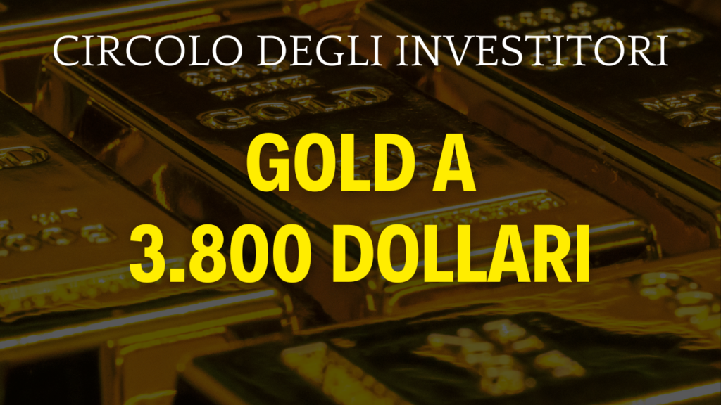 Gold a 3800 dollari