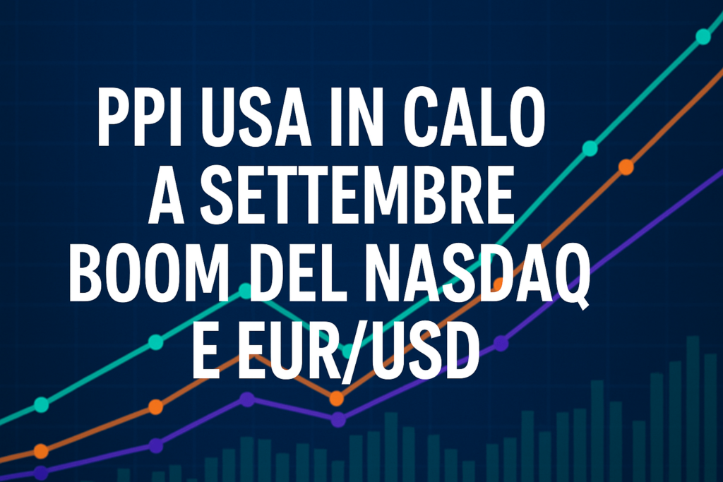 Dati PPI USA in calo a settembre: reazione a catena su Nasdaq e EUR/USD PPI USA in calo a settembre 2025