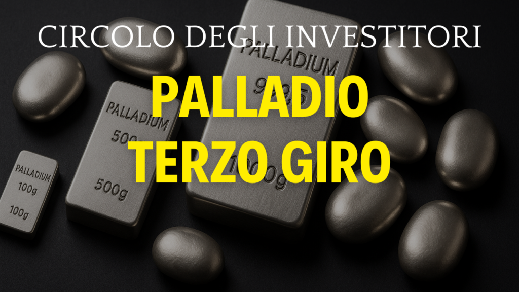 Palladio nuova occasione operativa