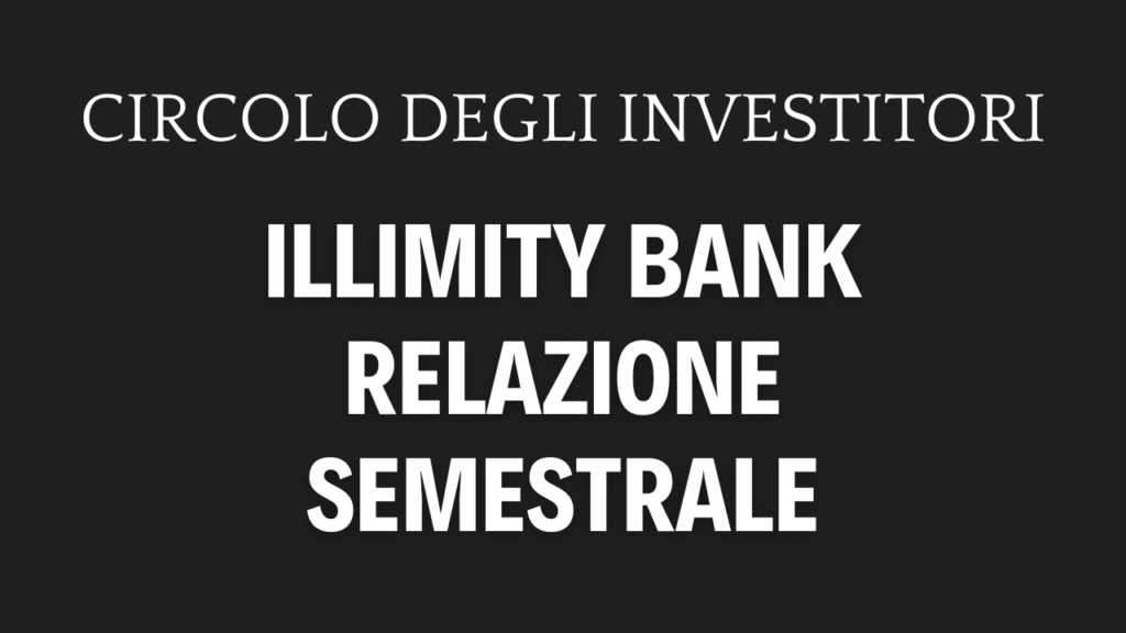 Illimity Bank: utile netto a 52,6 milioni nel primo semestre 2025 Relazione Semestrale Illimity Bank
