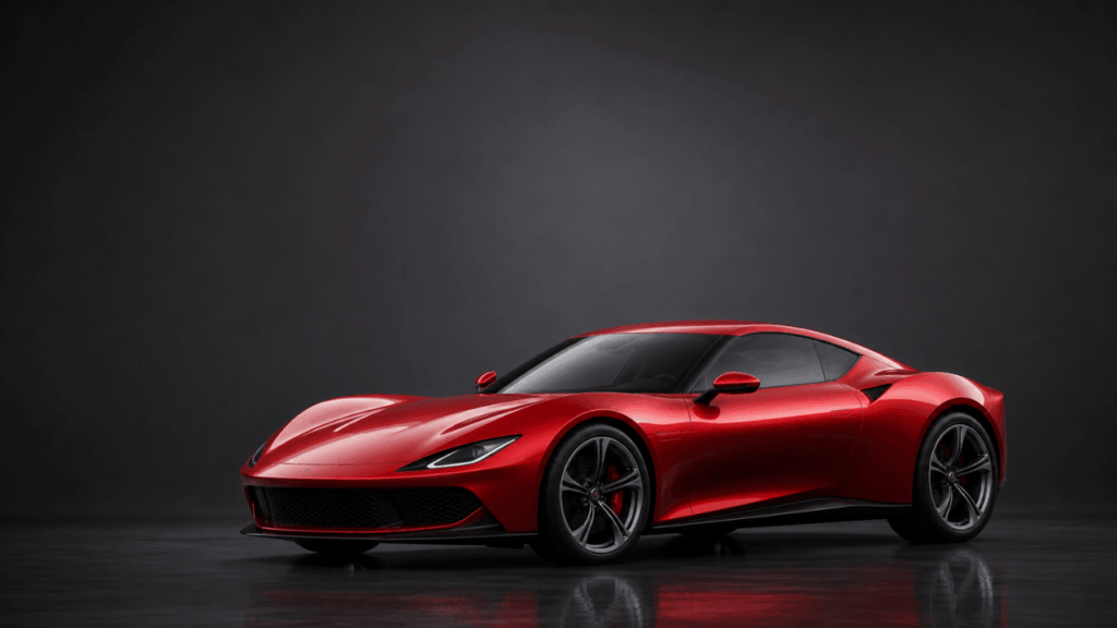 Ferrari: rimbalzo tecnico verso resistenze chiave Auto sportiva rossa per articolo Ferrari