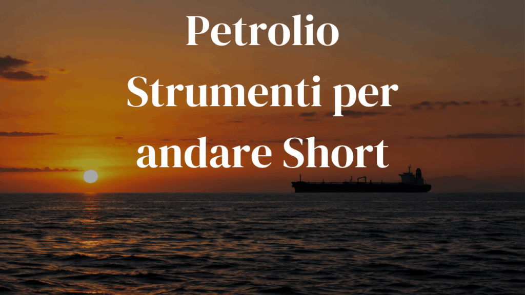 Andare short sul petrolio: gli strumenti in Italia Petroliera al tramonto, immagine generata con intelligenza artificiale