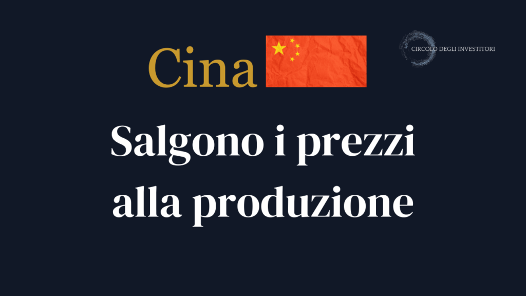 Cina, i prezzi alla produzione tornano a salire Copertina blu navy con scritto Cina, salgono i prezzi alla produzione.